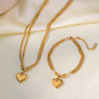 Cuore Puffy Heart Jewelry Set — view 6