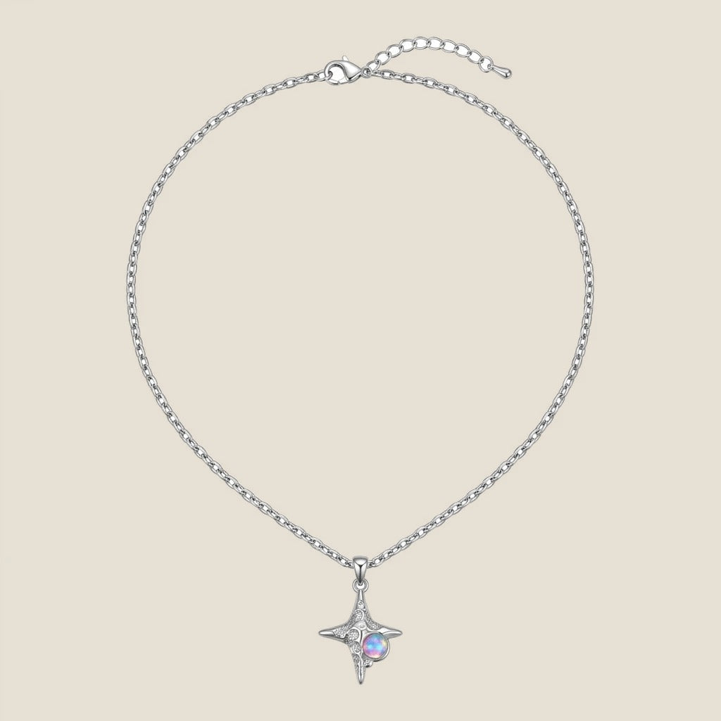 Astra Starburst Pendant Necklace — view 5