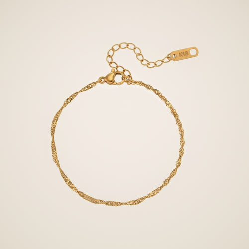 Adele Wave Chain Bracelet & Necklace — view 1