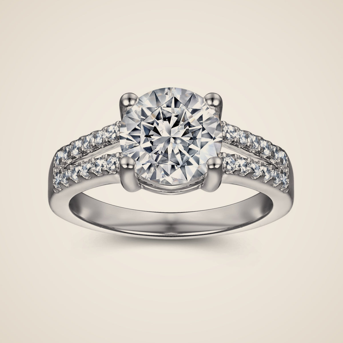 Anillo solitario Aurelia, vista 1