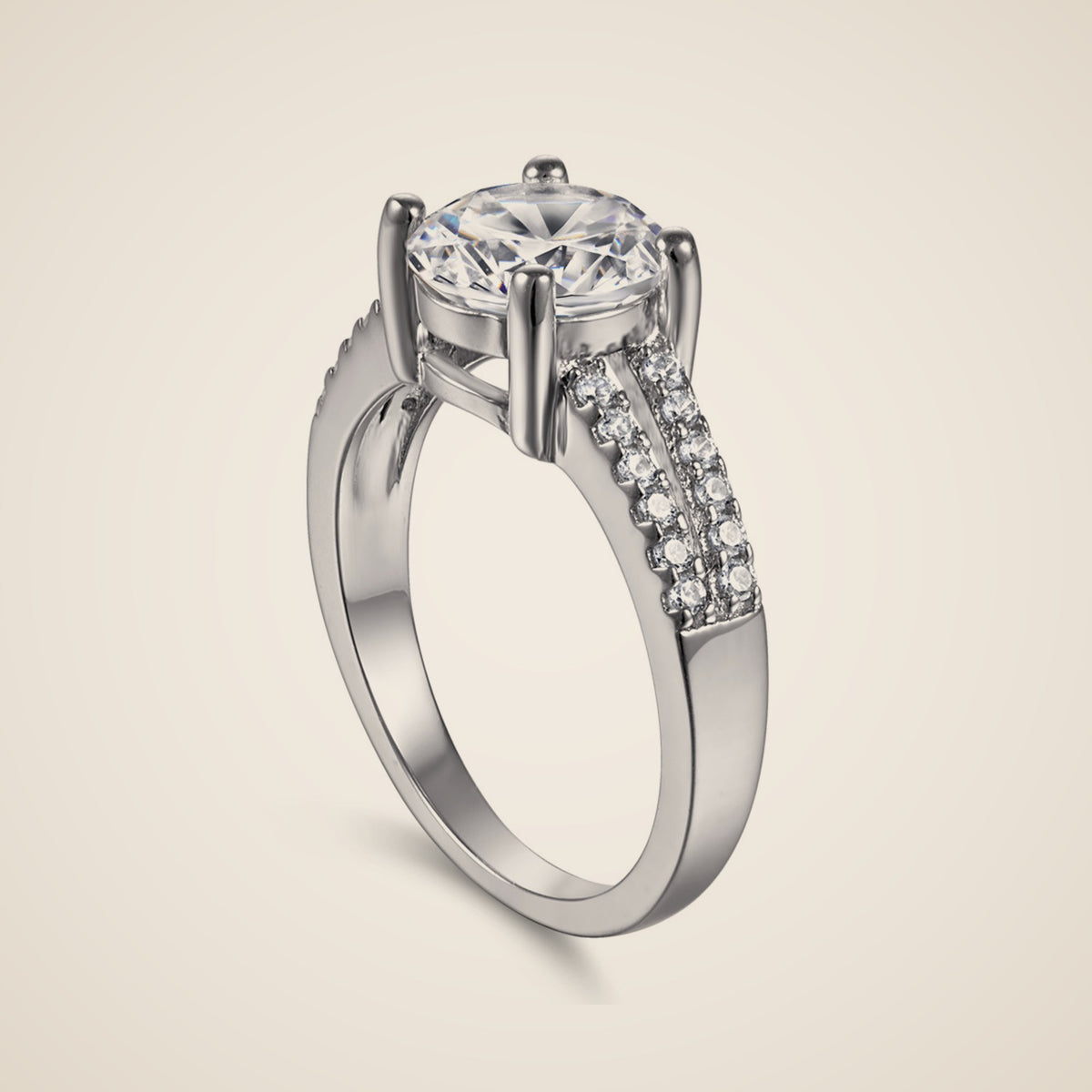 Aurelia Solitaire Ring, view 3