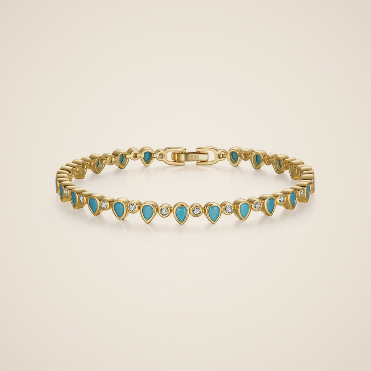 Pulsera tenis de pera Margherita, vista 3