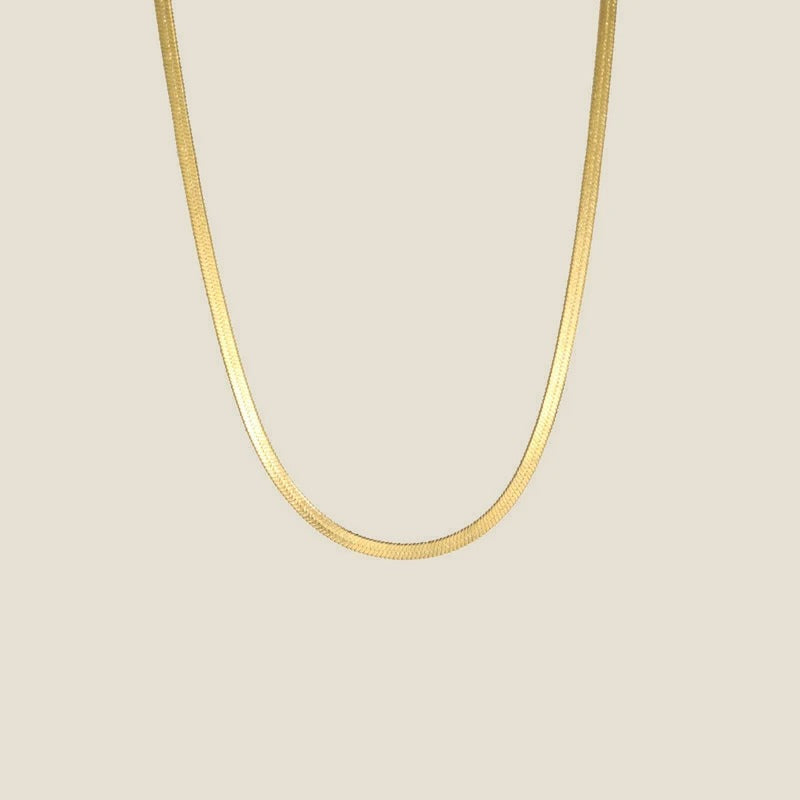 Collier maille serpent plate Sveva, vue 6