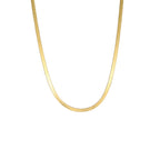 Sveva Flat Snake Chain Necklace — view 6