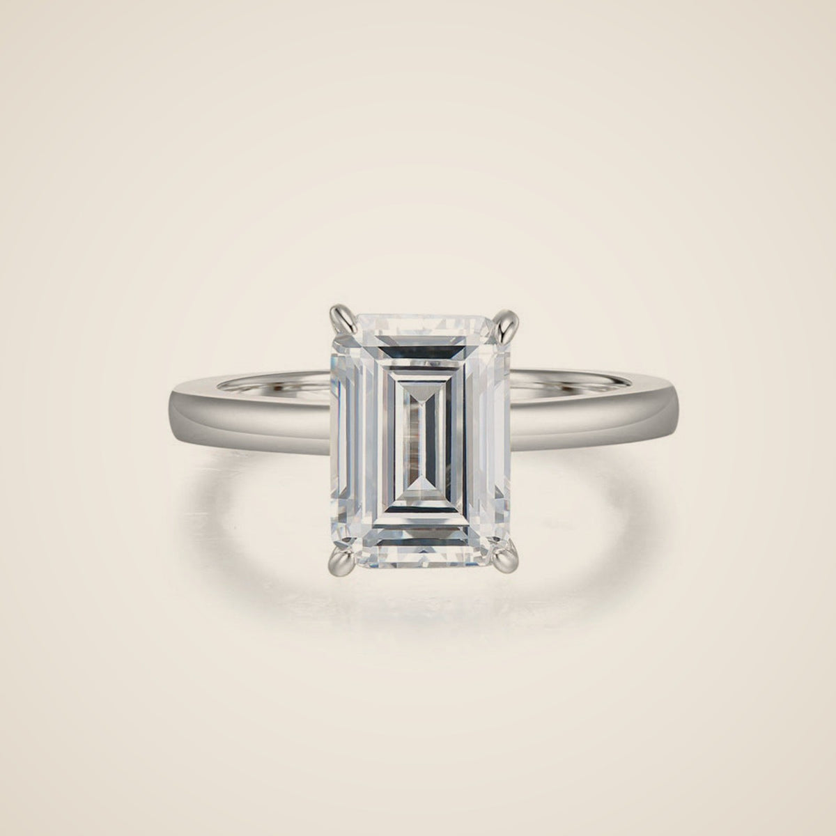 Anillo talla esmeralda Isabella, vista 2
