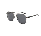 Bram Double-Bridge Aviator Sunglasses — view 6