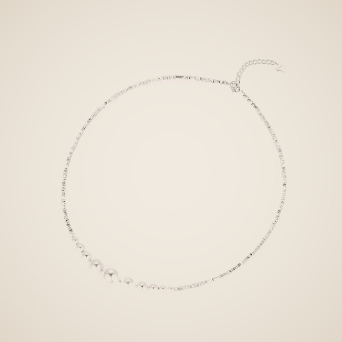 Elettra Graduated Simulated Pearl Necklace, view 3