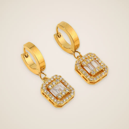 Bea Cube Drop Earrings — view 1
