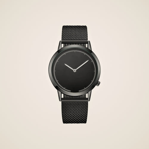 Blu Sunray Dial Mesh Watch — view 1