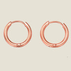 Pia Everyday Hoop Earrings — view 4