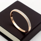 Camilla Three-Row Pavé Bangle — view 2
