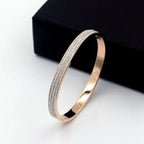 Camilla Three-Row Pavé Bangle — view 4