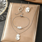 Musa Abstract Face Jewelry Set — view 5