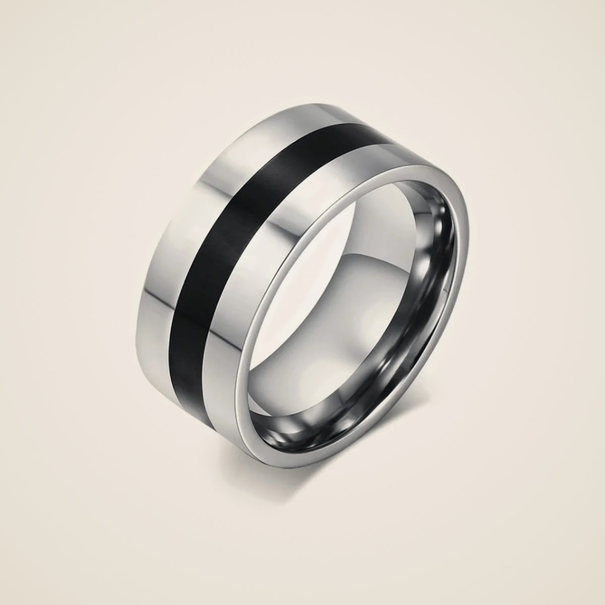 Cielo Enamel Band Ring — view 1