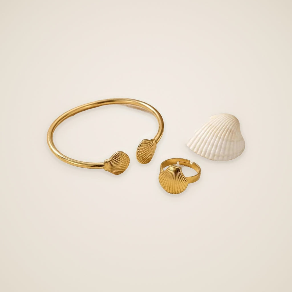 Conchiglia Shell Jewelry Set — view 1