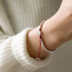 Costanza Silver Bead Cord Bracelet — view 4