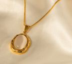 Gaia Stone Pendant Necklace — view 5