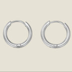 Pia Everyday Hoop Earrings — view 3