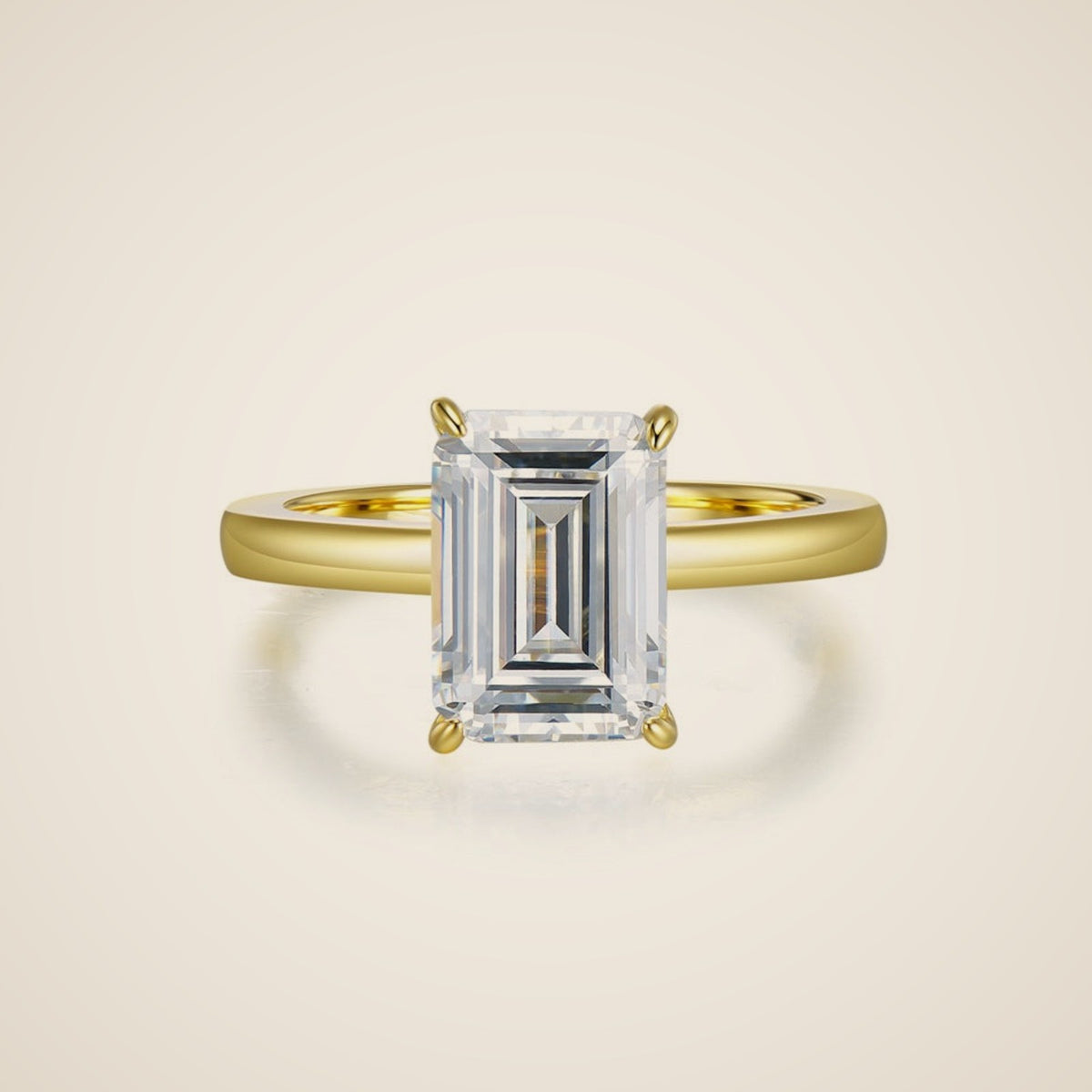Anillo talla esmeralda Isabella, vista 3