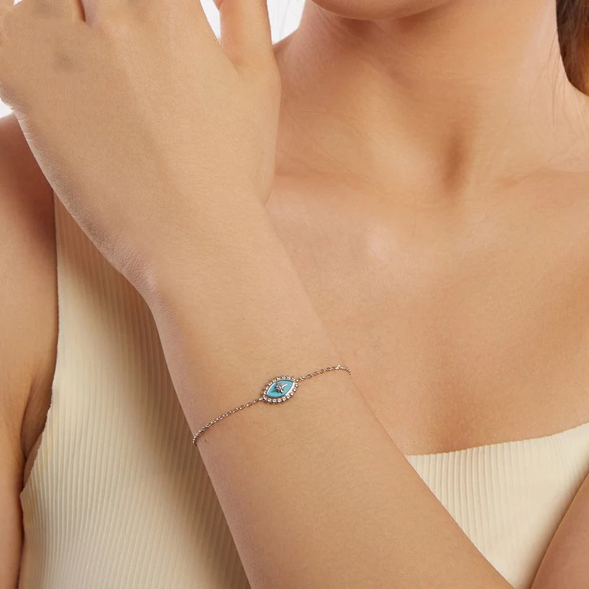 Danae Marquise Eye Bracelet — view 5