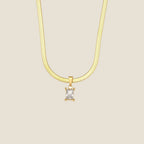Collier pendentif pierre carrée Isola — vue 5