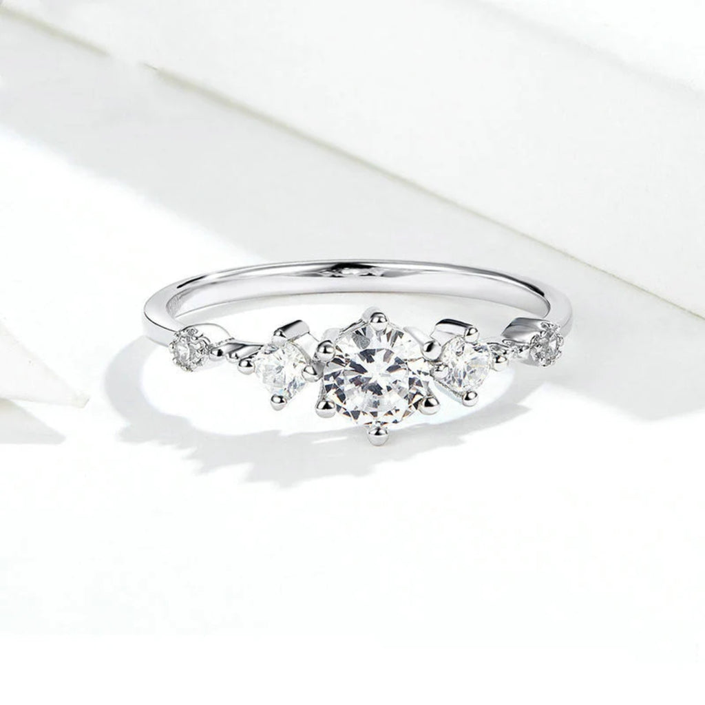 Diana Three-Stone Ring — view 4