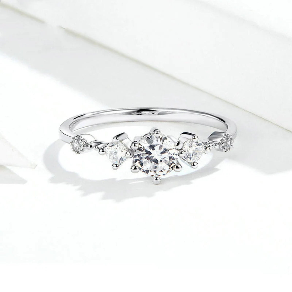 Diana Three-Stone Ring — view 4