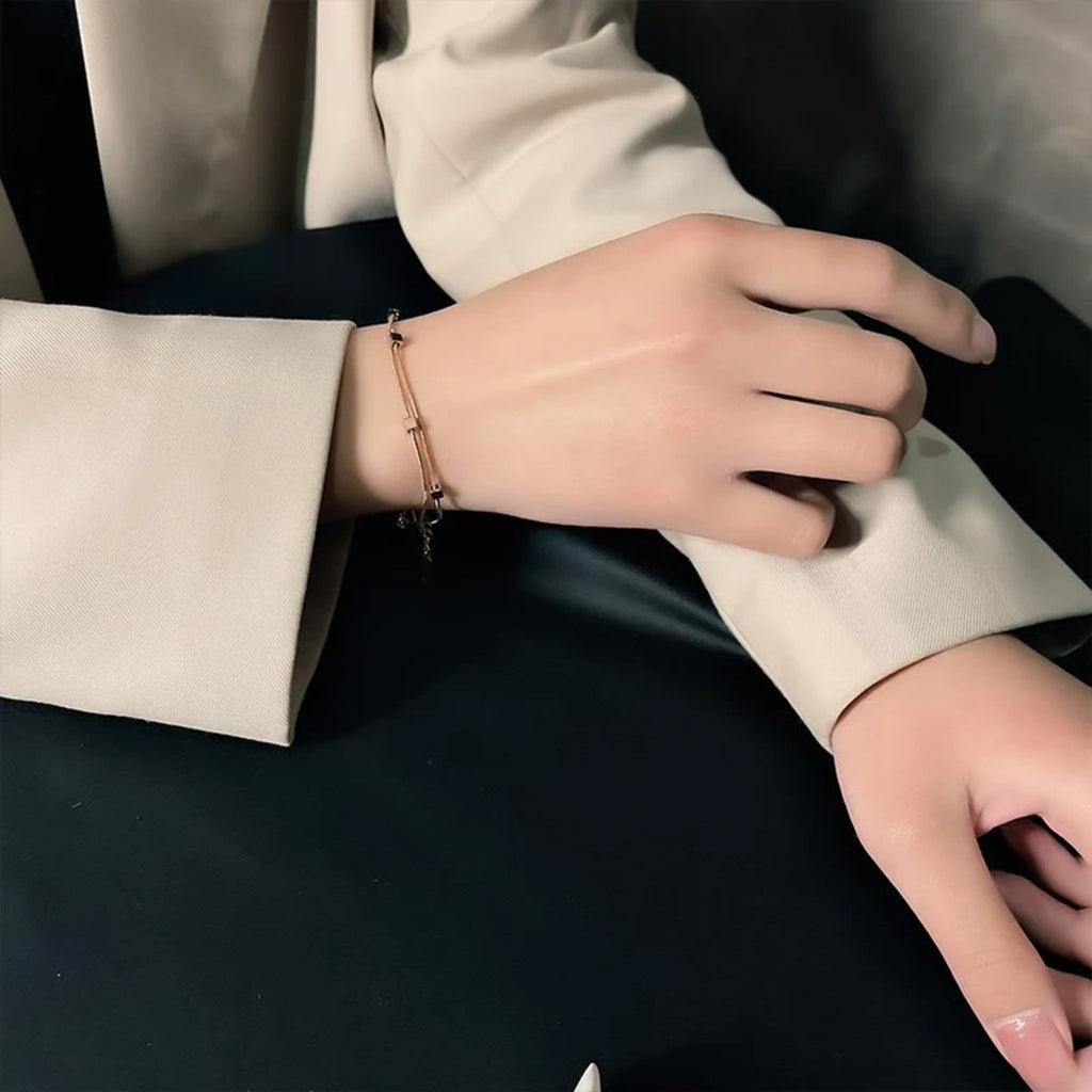 Donatella Double Cube Bracelet — view 5