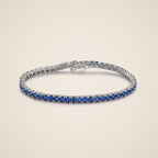 Serafina Blue Tennis Bracelet, view 2