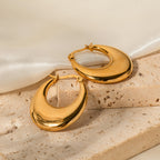 Greta U-Hoop Earrings — view 4