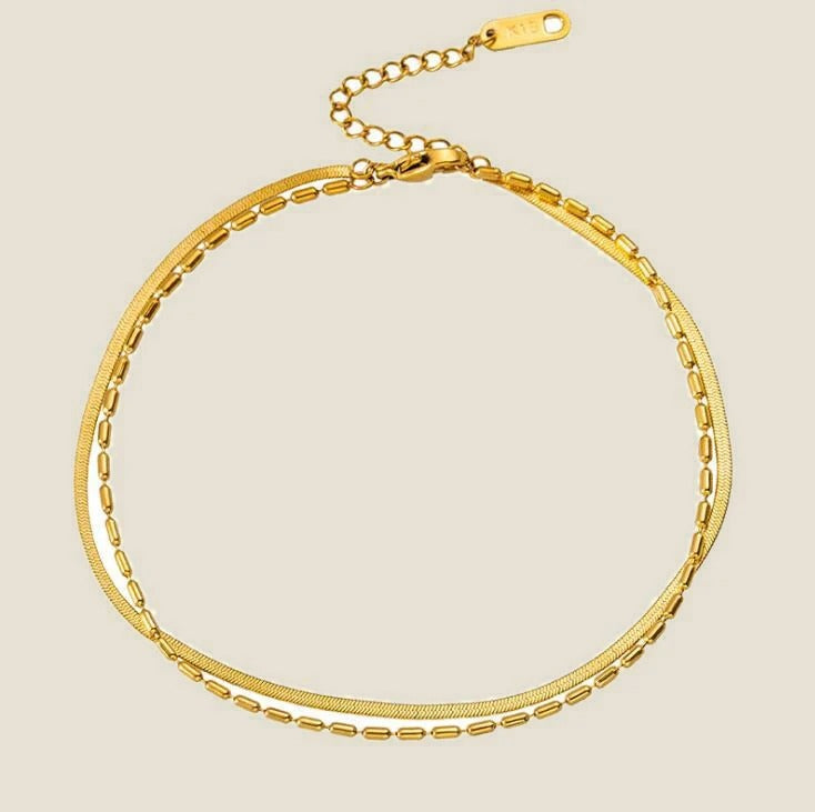 Armband mit mattierten Perlen Zoe — Ansicht 7
