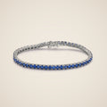 Serafina Blue Tennis Bracelet, view 1