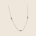 Eleni Three-Eye Station Necklace — view 1