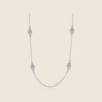 Eleni Three-Eye Station Necklace — view 3