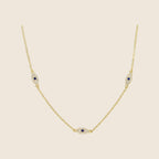 Eleni Three-Eye Station Necklace — view 4