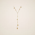 Elio Bead Tassel Necklace — view 1