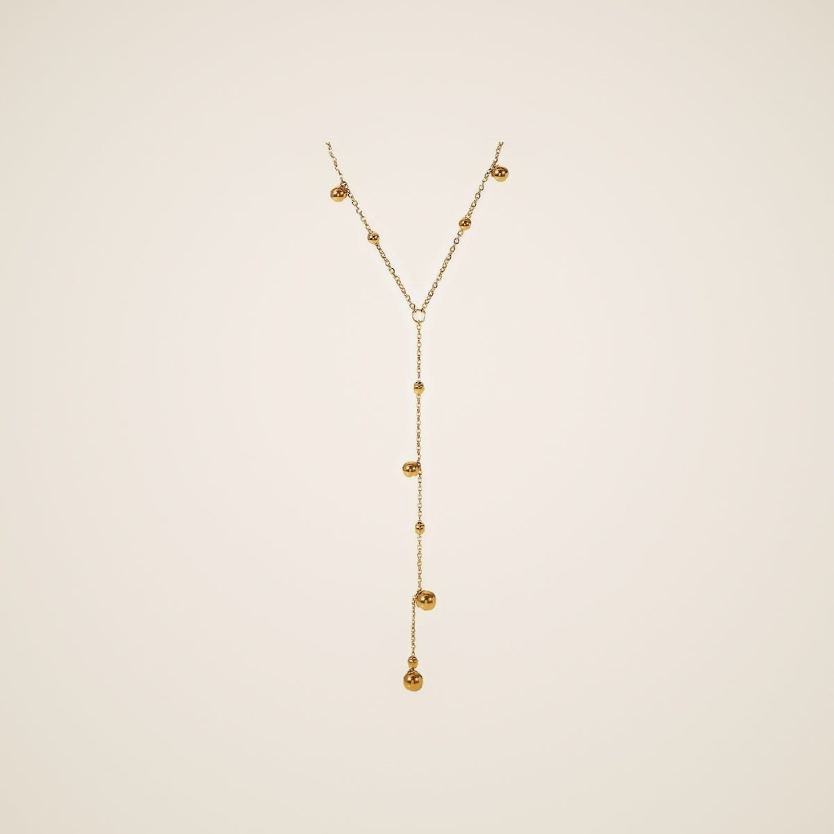 Elio Bead Tassel Necklace — view 1