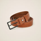 Ezra Retro Leather Belt — view 1