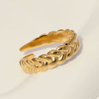 Bague ouverte tressée Chiara — vue 2