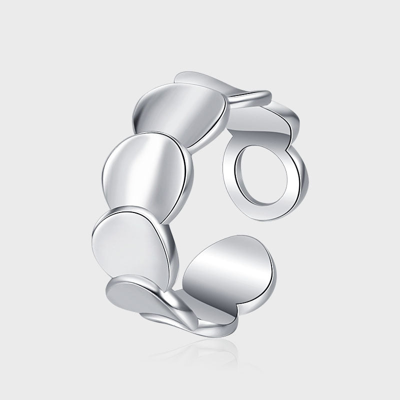 Ring mit Schuppenstruktur Selva — Ansicht 2