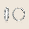 Franca Inside-Out Pavé Hoops — view 1