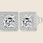 Giada Square Halo Studs — view 5