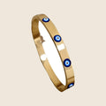 Ianthe Enamel Eye Bangle — view 1