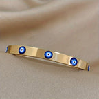 Ianthe Enamel Eye Bangle — view 4