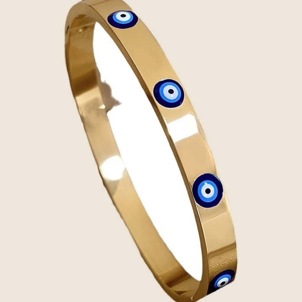 Ianthe Enamel Eye Bangle — view 5