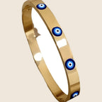 Ianthe Enamel Eye Bangle — view 5