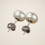Ines Pearl Stud Earrings — view 1