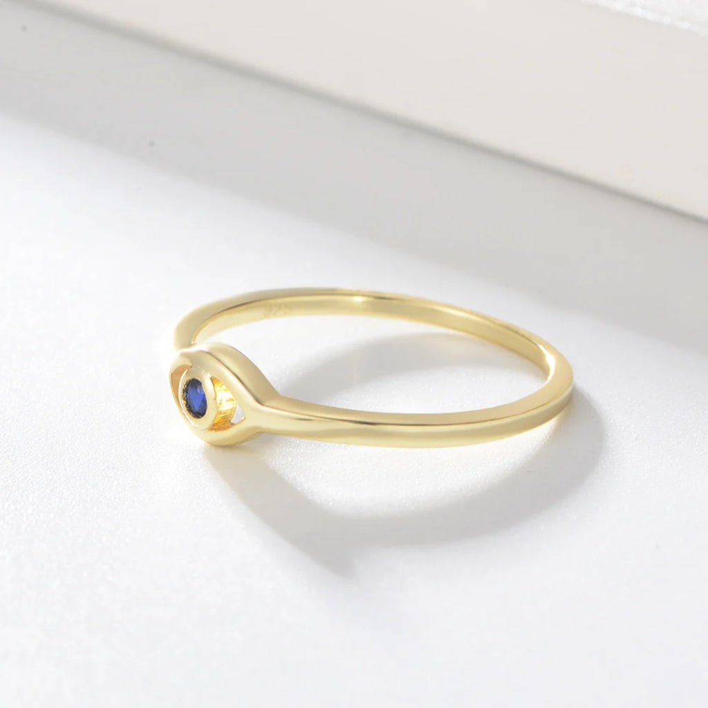 Kalliope Blue Eye Ring — view 4