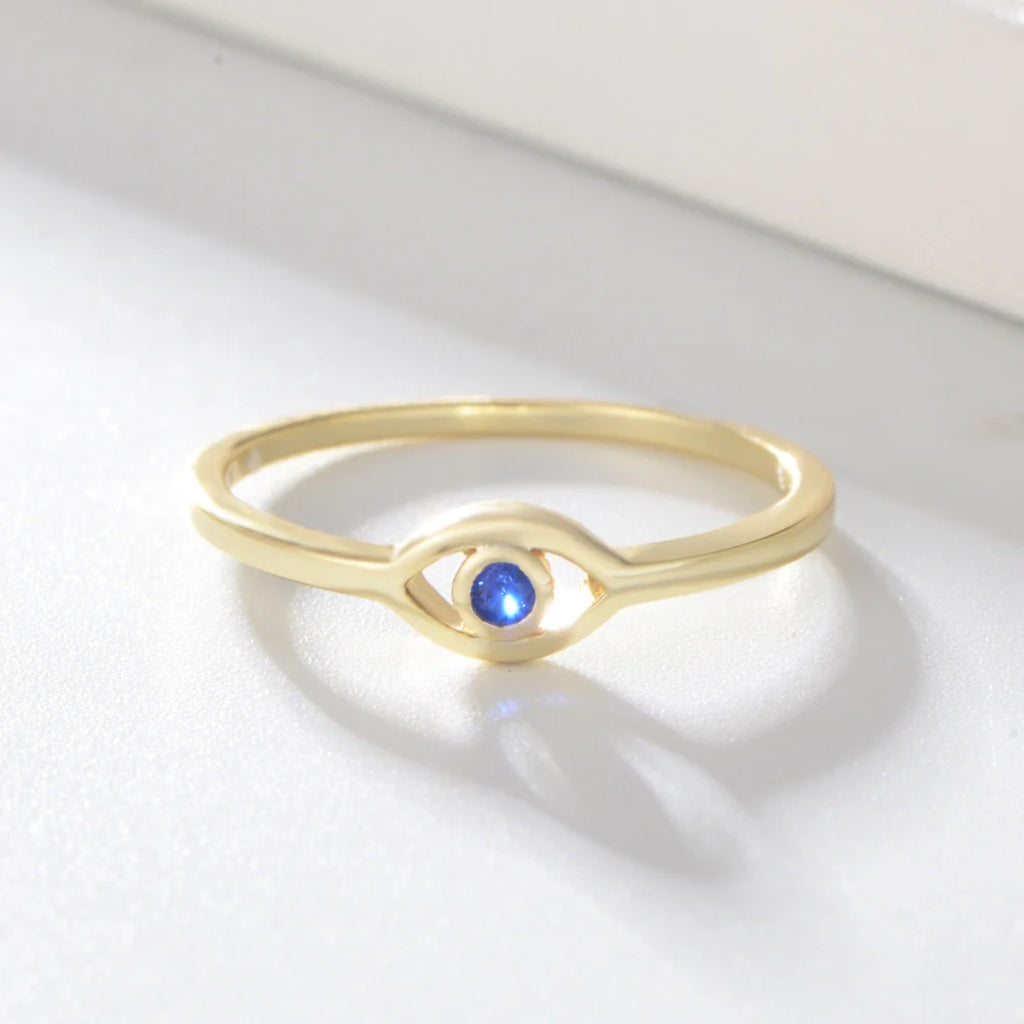 Kalliope Blue Eye Ring — view 5