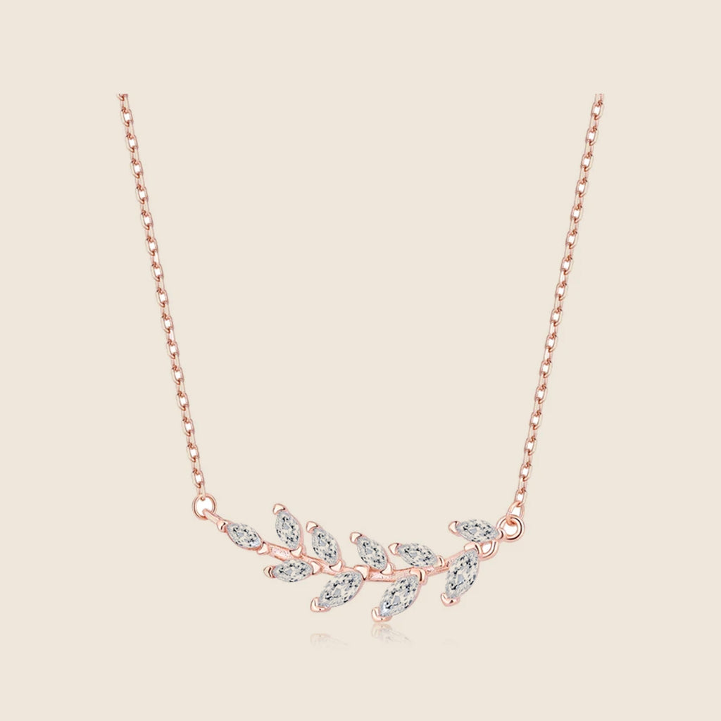 Kassandra Olive Branch Necklace — view 1